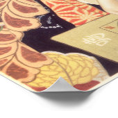 KIMONO WOMAN JAPANキリンビールヴィンテージ 日本の ポスター (角)