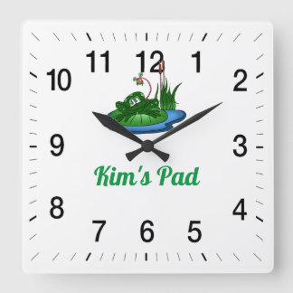 Kim's Pad Square Wall Clock スクエア壁時計