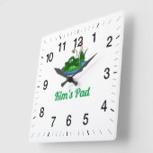 Kim's Pad Square Wall Clock スクエア壁時計 (傾斜)