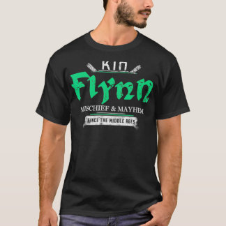 Kin Flynn Mischief and Mayhem Since The Middle Age Tシャツ