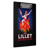 KinaのLilletのヴィンテージPosterEurope クリップボード (右)