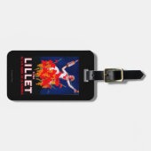 KinaのLilletのヴィンテージPosterEurope ラゲッジタグ (正面横)