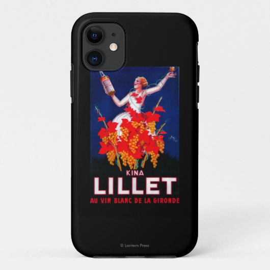 KinaのLilletのヴィンテージPosterEurope Case-Mate iPhoneケース (裏面)