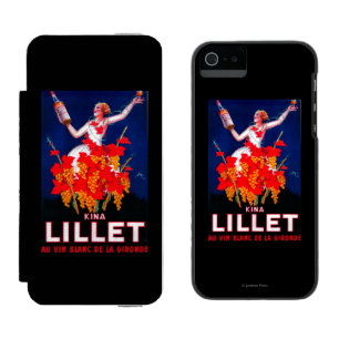 KinaのLilletのヴィンテージPosterEurope iPhone SE/5/5sウォレットケース