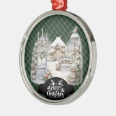 Kincaid Scottish Clan Tartan Christmas メタルオーナメント (左)