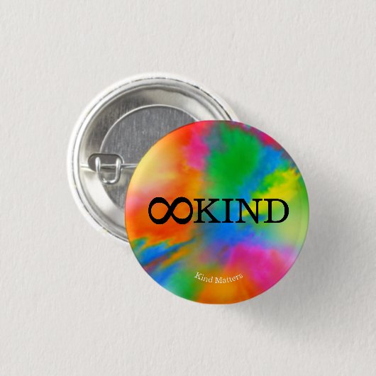 ∞KINDボタン 缶バッジ (正面&裏面)