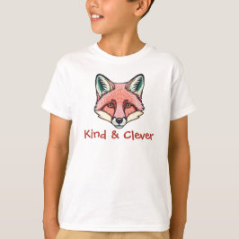 Kind and clever fox customizable Kids T-Shirt  Tシャツ