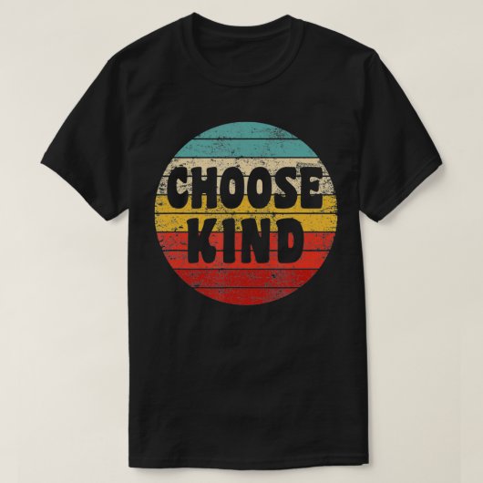 Kind AntiIjingメッセージの選択ヴィンテージレトロ Tシャツ (デザイン正面)