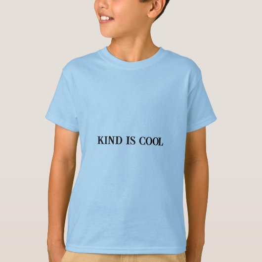 Kind Is -クールキッズやる気を起こさせるTシャツ Tシャツ (正面)