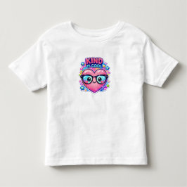 Kind Is Cool – かわいい女の子用Tシャツ トドラーTシャツ