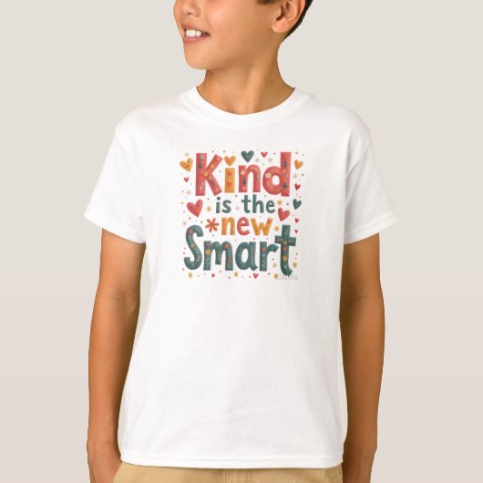 Kind is the New Smart – SEL Quote Design Tシャツ (正面)