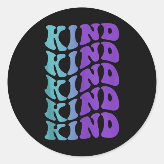 Kind, Mental Health認識度タンクトップ ラウンドシール (正面)