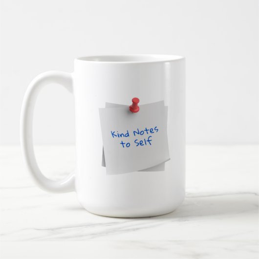 Kind Notes to Self - Mag for Reminder コーヒーマグカップ (左)
