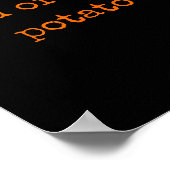 Kind Of Salty Tato Funny Sarcastic Quote For Moody ポスター (角)