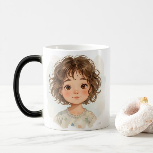 Kind_Ones Cozy Winter Mug – 水お洒落色 モーフィングマグカップ (ドーナツ)