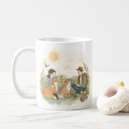 Kind_Ones Morning Harmony Mug – Peaceful Nature コーヒーマグカップ (ドーナツ)
