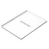 Kind Regards Minimalist Professional Notebook ノートブック (左側)