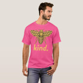 Kind Tshirts Women Men - Bee Kind Inspirational Tシャツ (正面フル)