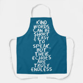 Kind words エプロン (正面)