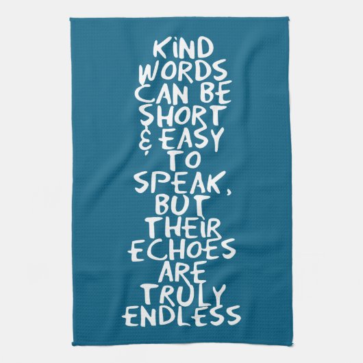 Kind words キッチンタオル (縦)