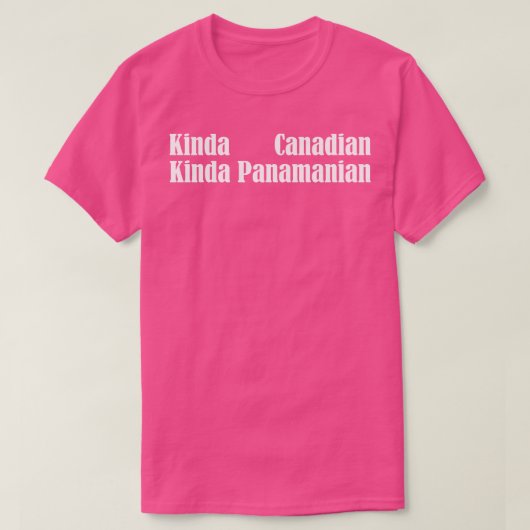 kindaカナダkindaパナマニアミックス tシャツ (デザイン正面)