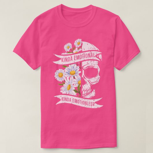 Kinda感情的なKinda無感情メンタルヘルス290 Tシャツ (デザイン正面)