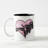 Kinda無表情Kinda感情的 ツートーンマグカップ (左)