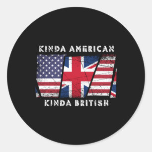 Kinda American Kinda British Dual Citizenship ラウンドシール