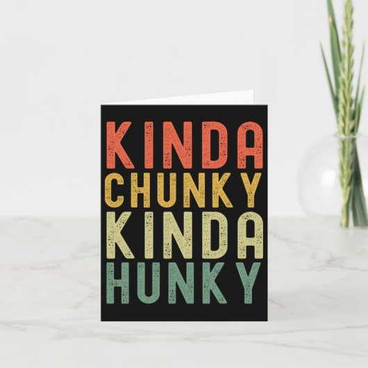 Kinda Chunky Kinda Hunky重量挙げボディビルディン カード (正面)