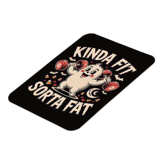 Kinda Fit Sorta Fat  マグネット (左側)