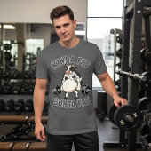 Kinda Fit Sorta Fat Cow – Funny Gym Parody Tシャツ