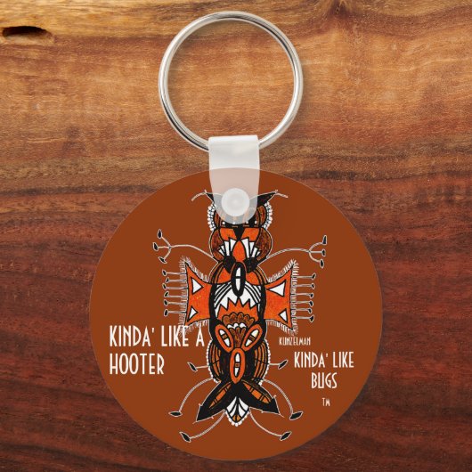 KINDA' LIKE A HOOTER キーホルダー (正面)