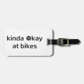 Kinda Ok At Bikes ラゲッジタグ (正面横)