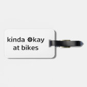 Kinda Ok At Bikes ラゲッジタグ (裏面横)