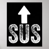 Kinda Sus Game Idk Bro Bruh Meme Funny Video Gamer ポスター (正面)