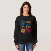 Kinda Sweet Kinda Stabby Pineapple Sweatshirt スウェットシャツ (正面フル)