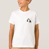 Kinder Basic T-Shirt mit Bagger-Grafik Tシャツ (正面)