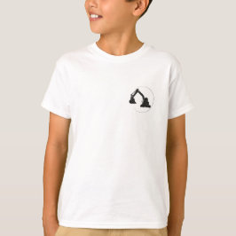 Kinder Basic T-Shirt mit Bagger-Grafik Tシャツ