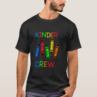 Kinder Crew 幼稚園の先生T-学校の初日 Tシャツ