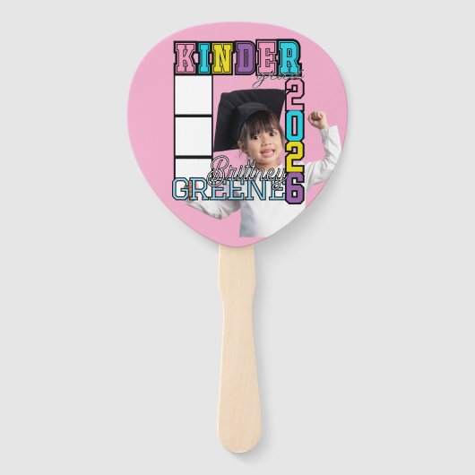  Kinder Grad 2026 Custom Photo  ハンドファン (正面)