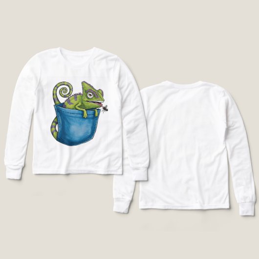 🦎 Kinder Pullover – Coole Eidechse | Tiermotiv Sw (デザイン 正面＆背面)