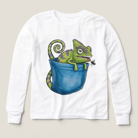 🦎 Kinder Pullover – Coole Eidechse | Tiermotiv Sw (デザイン正面)