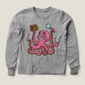 🐙 Kinder Pullover – Lustiger Oktopus