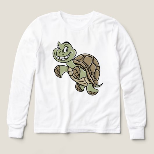 🐢 Kinder Pullover – Niedliche Schildkröte  (デザイン正面)