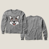 🦊 Kinder Pullover – Süßer Fuchs (デザイン 正面&背面)