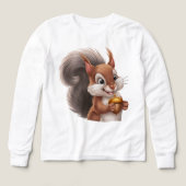 🐿️ Kinder Pullover – Süßes Eichhörnchen Motiv (デザイン正面)
