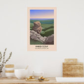 Kinder Scout Peak District Travel Poster ポスター (キッチン)