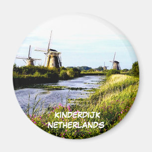 KINDERDIJKのオランダ マグネット