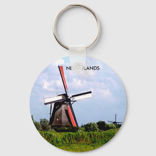 KINDERDIJK、オランダ キーホルダー (正面)