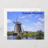 Kinderdijk Holland写真 ポストカード (正面/裏面)